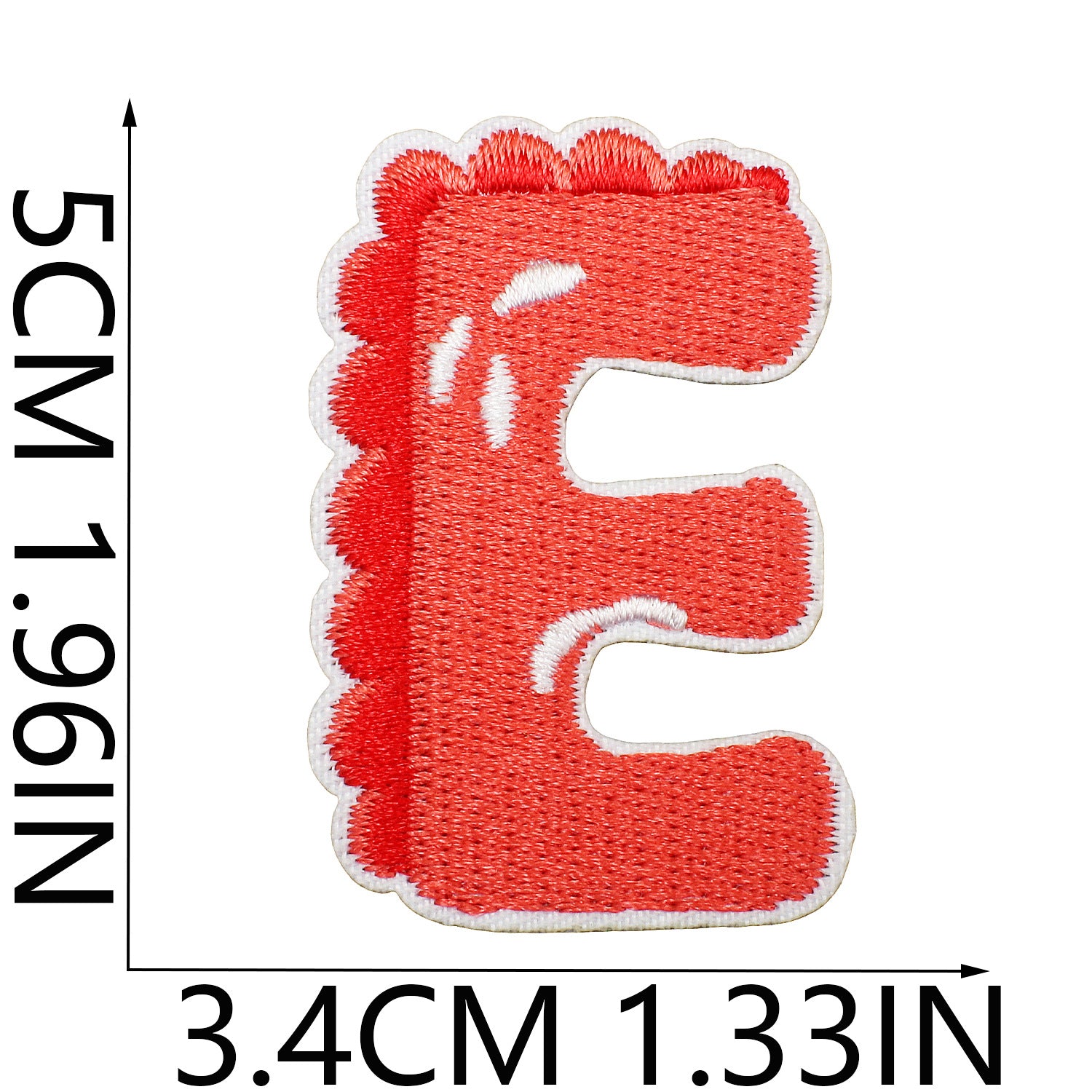 Wholesale Dinosaur Alphabet Embroidery Patches Fun Cartoon Letters For Clothing DIY Craft Supply