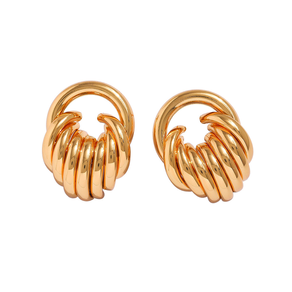 Wholesale Stainless Steel Round Hoop Earrings