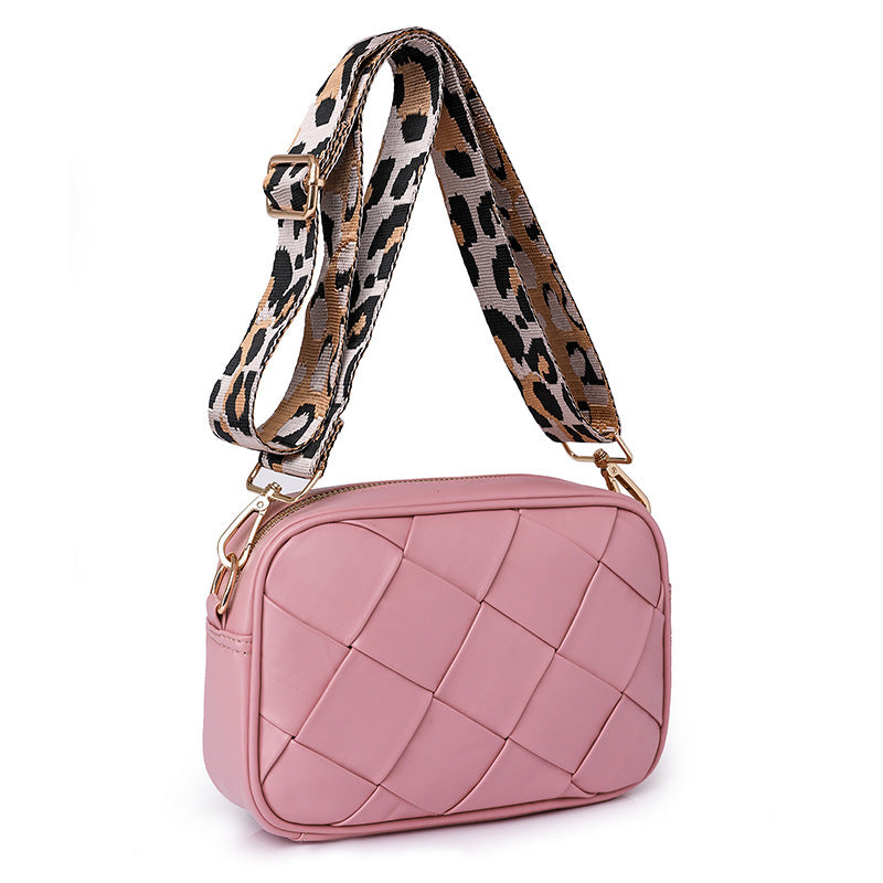 Wholesale PU Woven Shoulder Bag