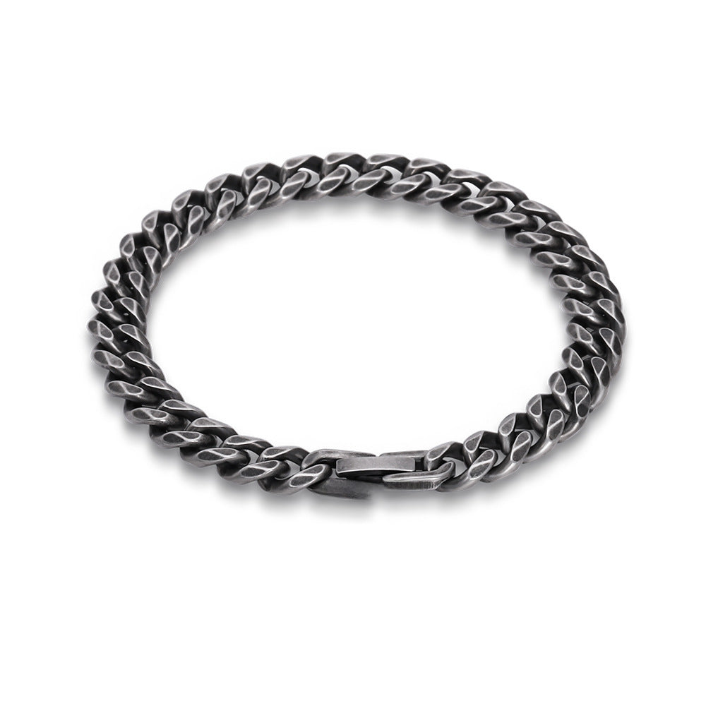 Wholesale hip hop Cuban stainless steel bracelet 8mm/10mm jewelry
