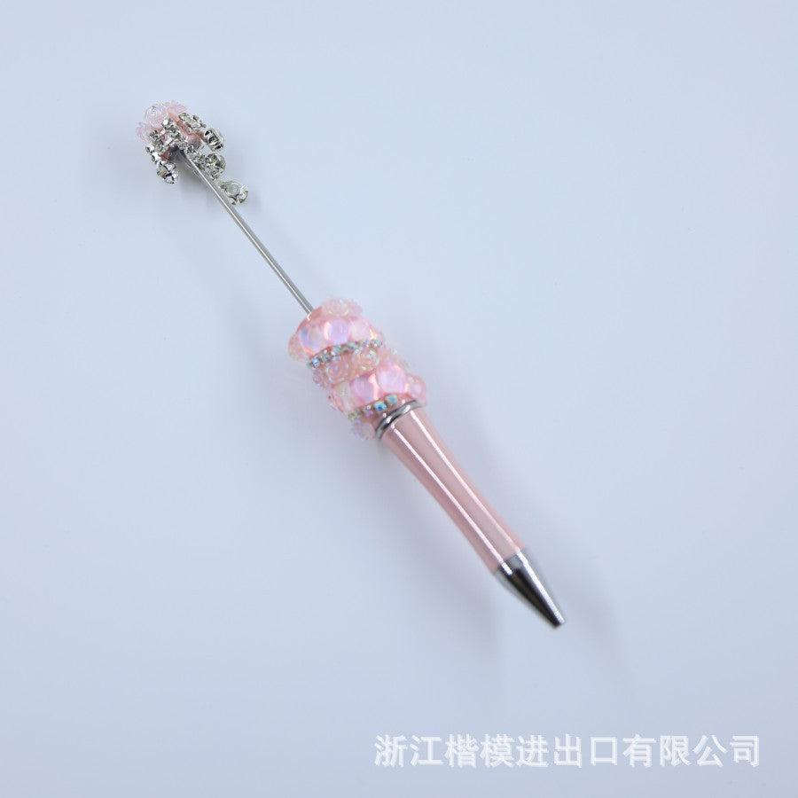 Wholesale Popular DIY Pearl Flower Beadable Pen
