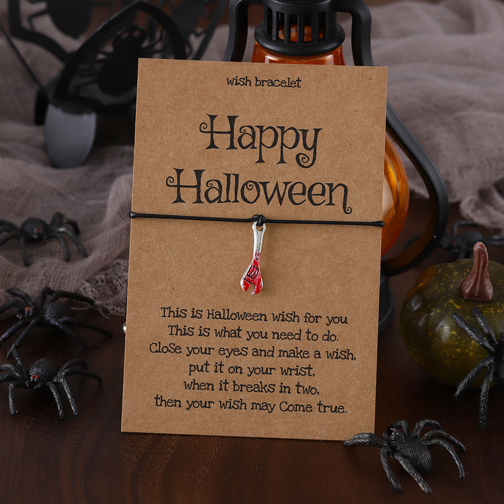 Wholesale  series bloody tool teeth skull bracelet