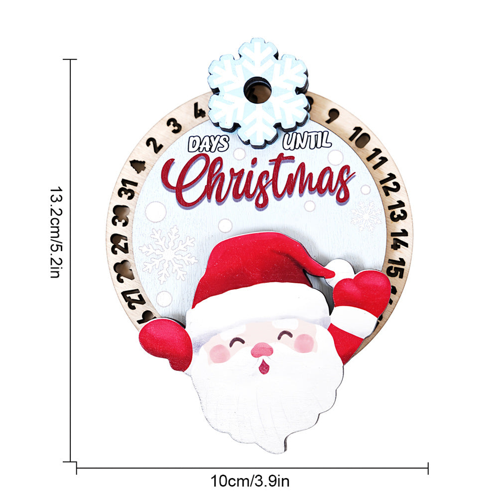Wholesale Christmas 3D Countdown Photo Frame Magnetic Fridge Magnet