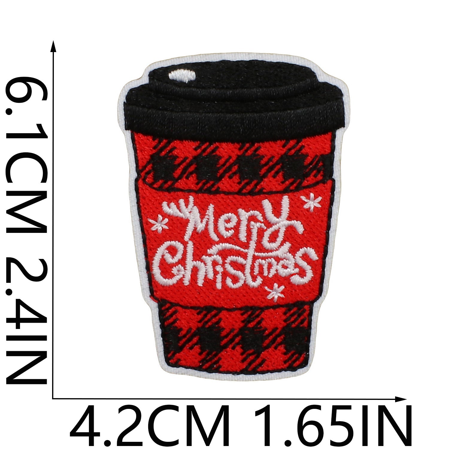 Wholesale Cartoon Christmas Embroidery Patches Festive Tree Snowman Designs Polyester Thread Decorative Accent For Clothing Bags DIY Projects