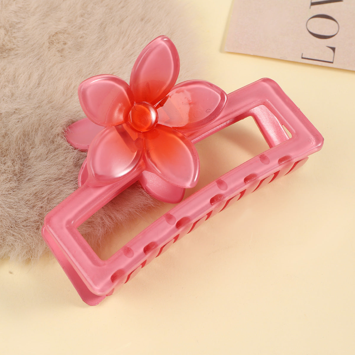 Wholesale Summer New Style Square Frangipani Hair Clip