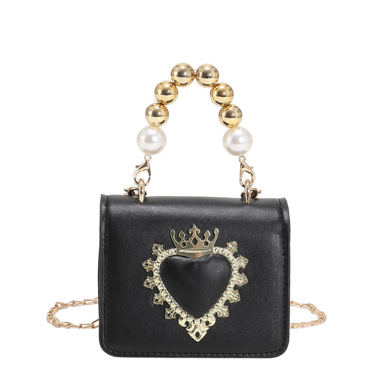 Wholesale 2023 Pearl PU Handbag Vintage Chain Messenger Bag