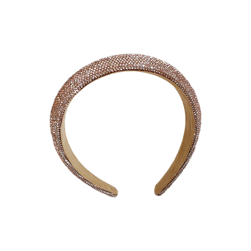Wholesale Simple and Versatile Headband Full of Diamonds