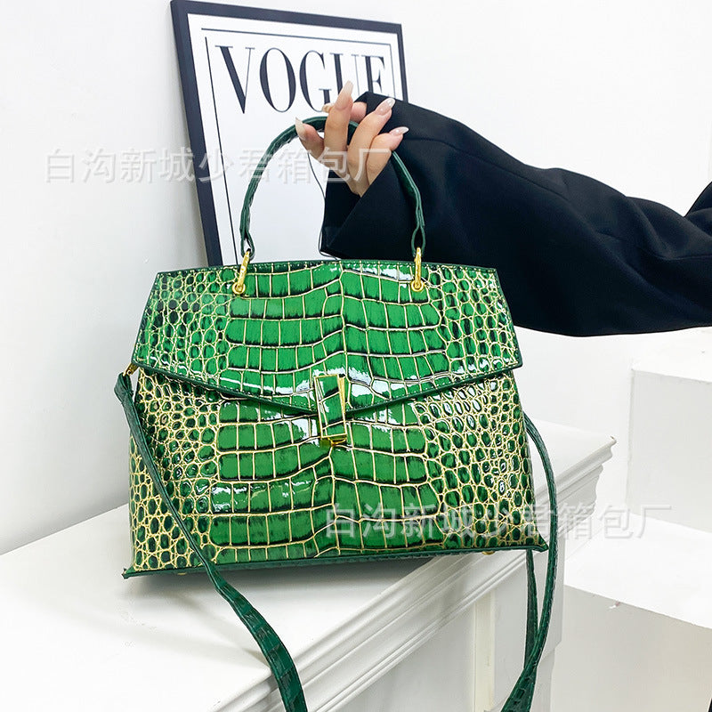 Wholesale Stone Pattern PU Shoulder Bag