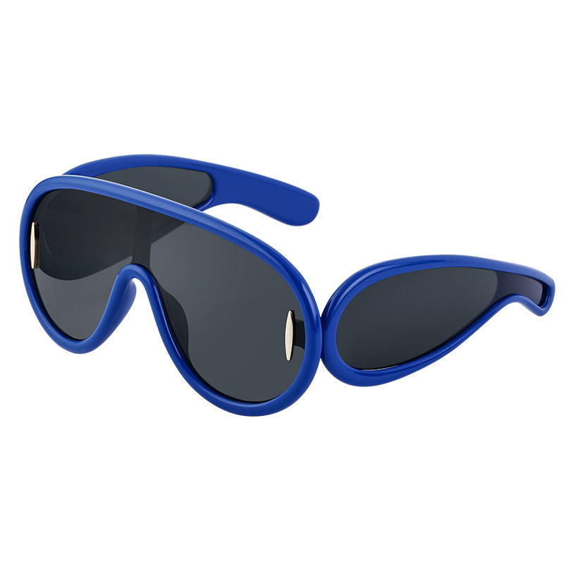 Wholesale PC Integrated Large Frame Sports Cycling Sunglasses
