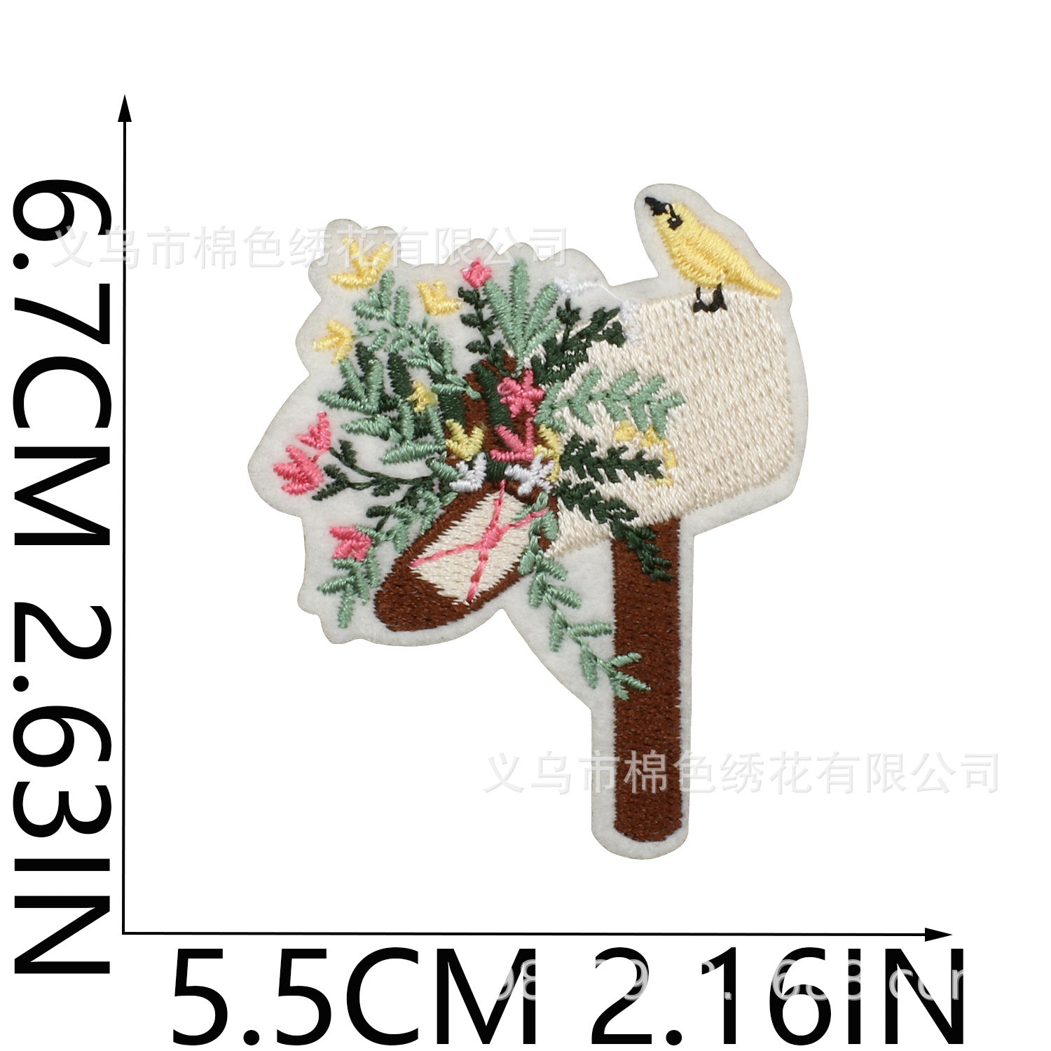 Wholesale Flower Fairy Embroidery Patch With Strawberry Coffee Design Polyester Thread For Clothing Bags Hats Trendy DIY Craft Supply Resale Gift