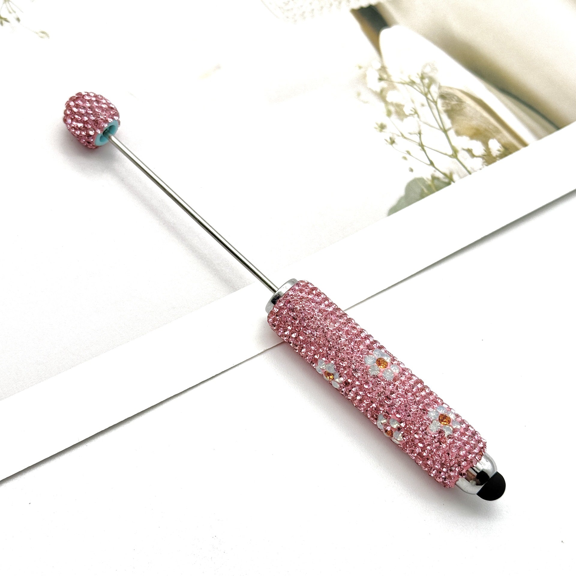 Wholesale Multi-Color  Full Diamond Touch Screen Beadable Pen