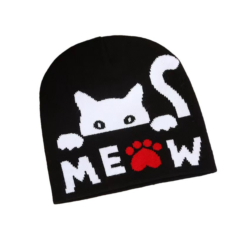 Wholesale Fashion Casual Warm Earmuff Knitted Hat