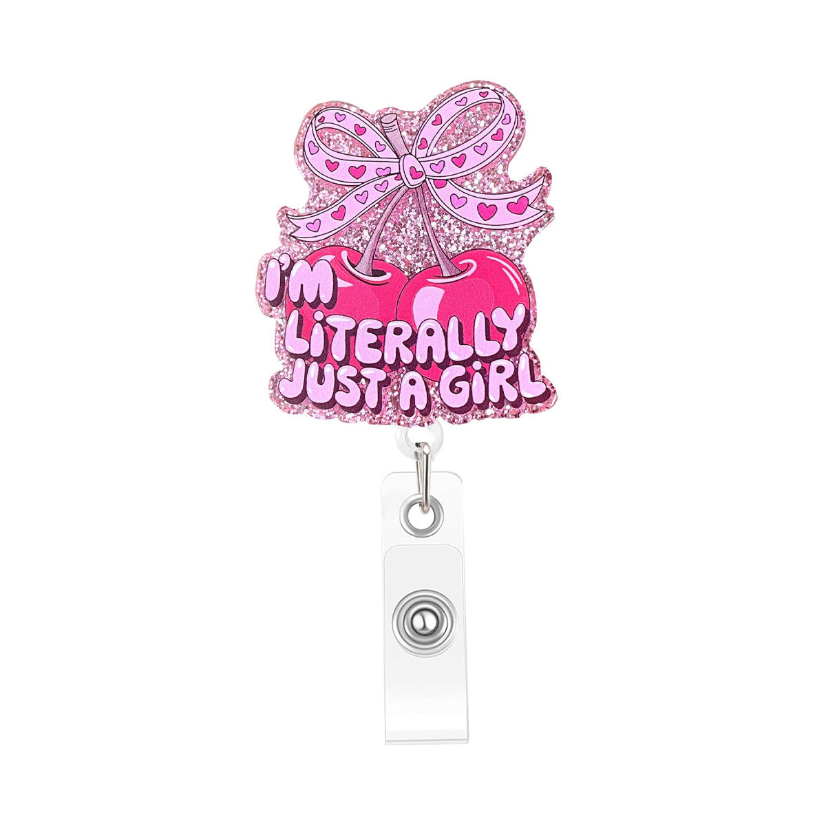Wholesale Pink medical staff name tag  Badge Reels
