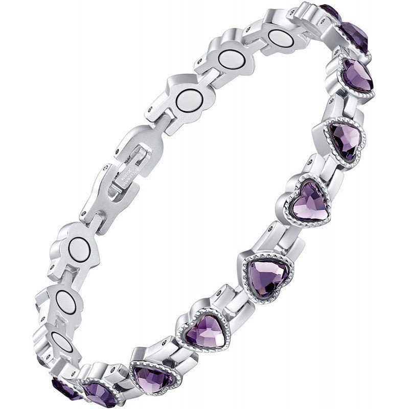 Wholesale full magnet bracelet adjustable diamond magnet bracelet