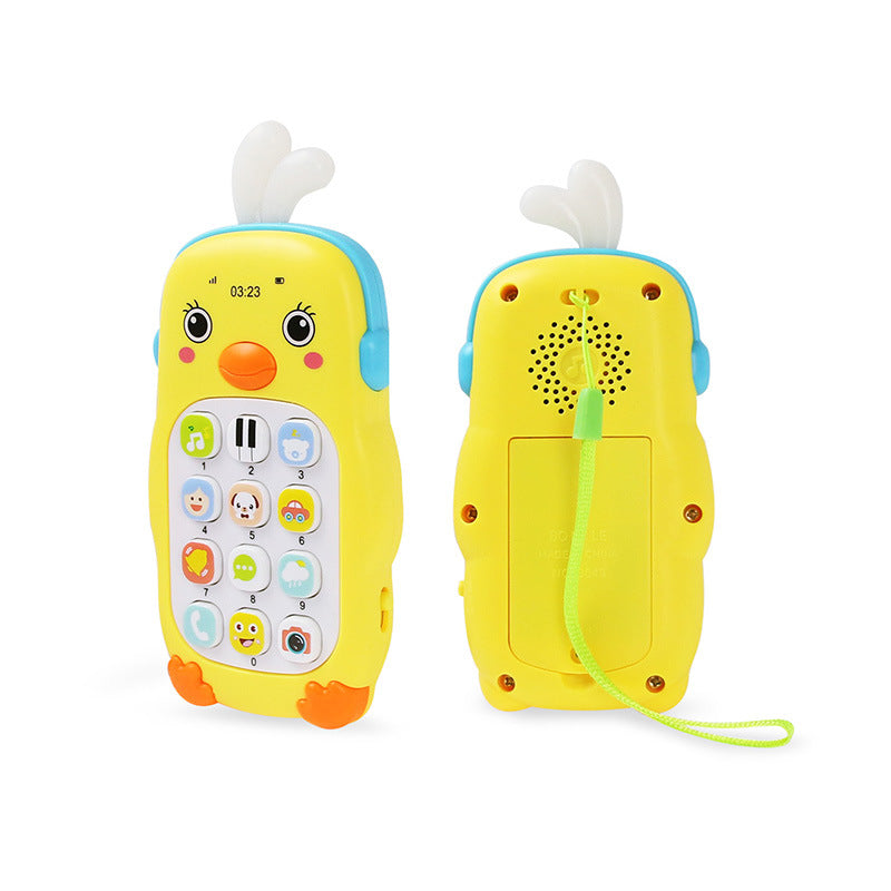 Wholesale Plastic Children's  Toys Simulated Lighting, Music, Baby Soothing Small Mobile Phones