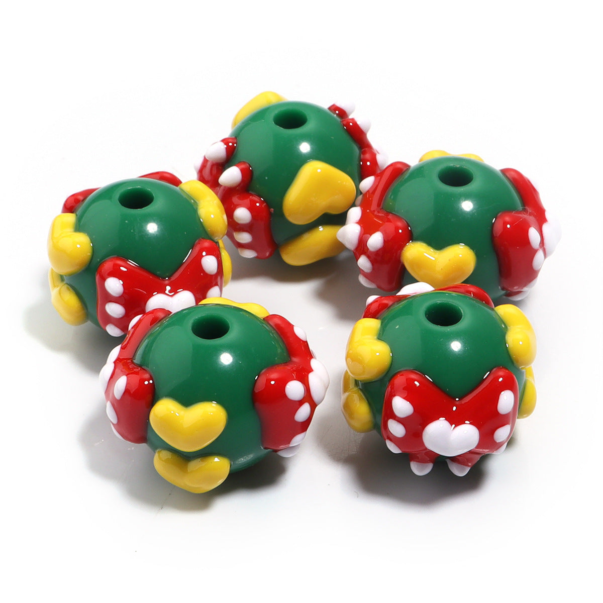 Wholesale 5pcs New Acrylic Christmas Beads