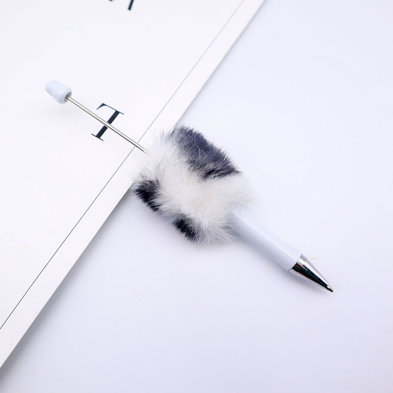 Wholesale Cartoon beaded cute pen with cute beads and cute girly gift pen