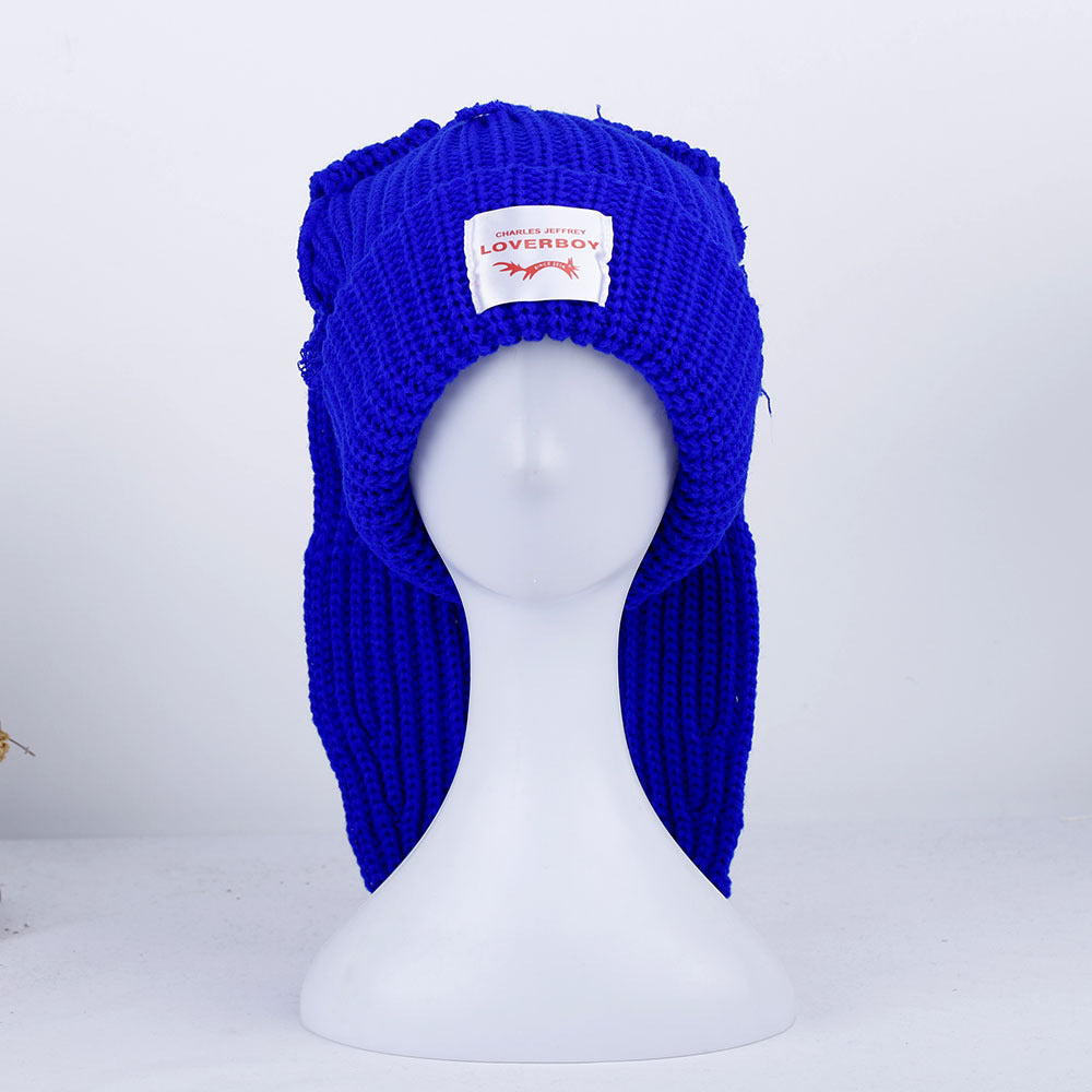 Wholesale Acrylic Long Eared Rabbit Hats for Women's Knitted Hats