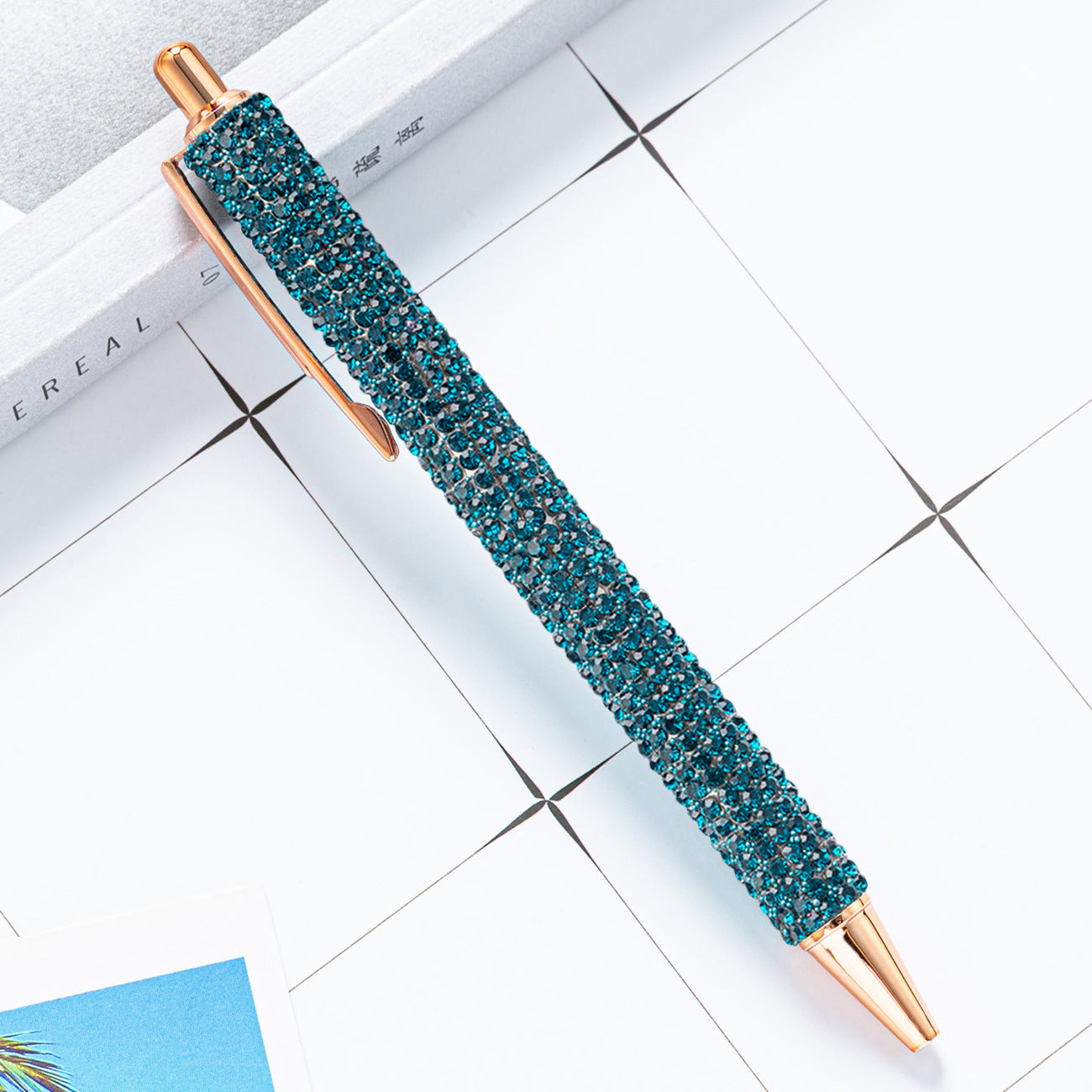 Wholesale Pressing Rhinestone Metal Pens