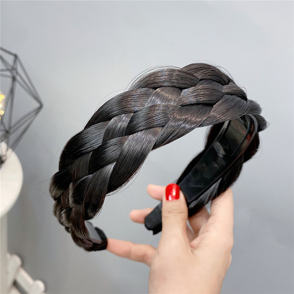 Wholesale Fishbone Braid High Skull Headband