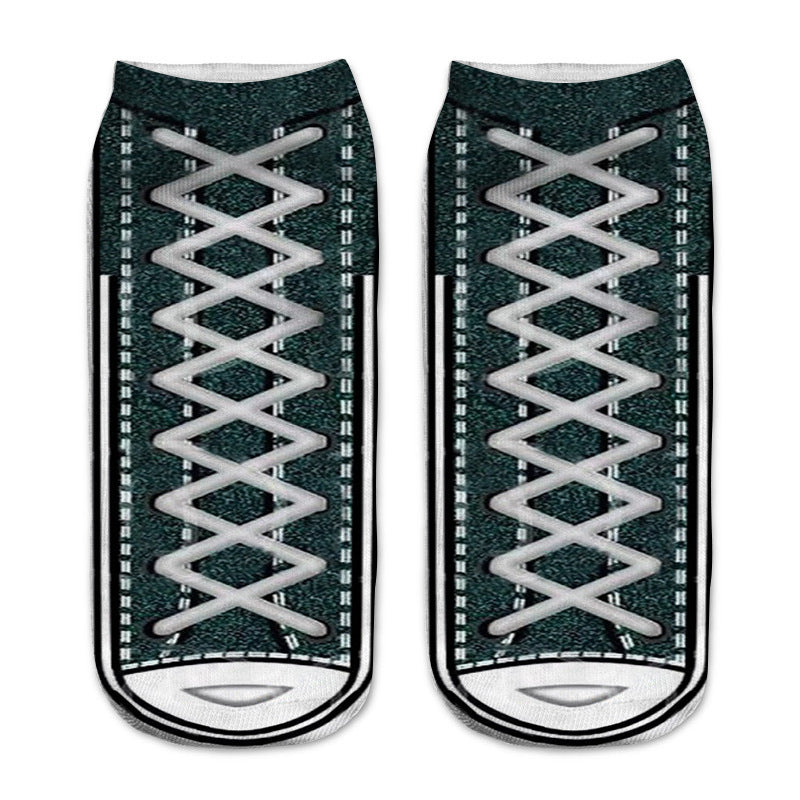 Wholesale Candy Color Digital Printing Sock