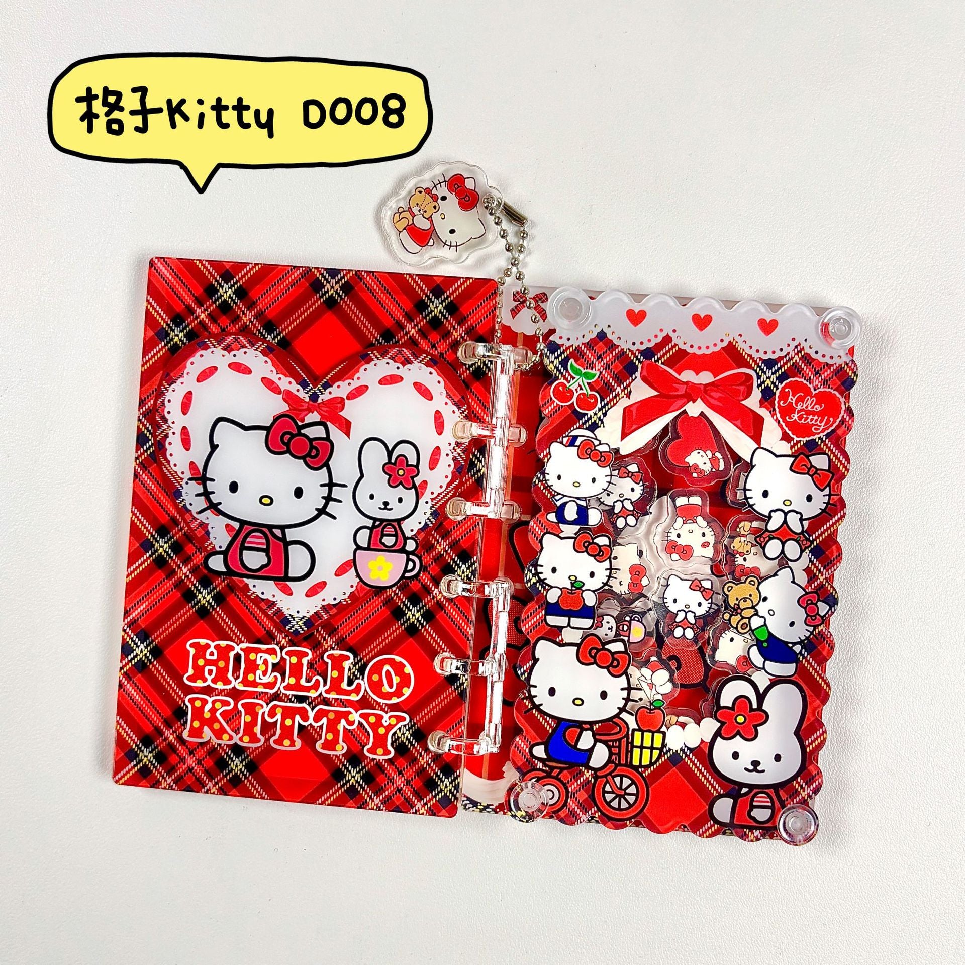 Wholesale A7 acrylic shaker notebook