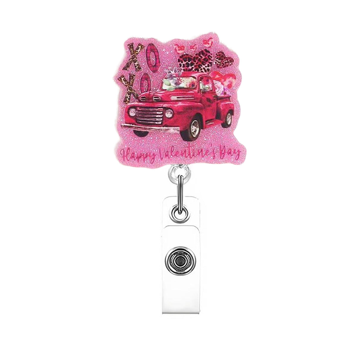 Wholesale Easter Badge Reels Glitter Fun Badge Reels