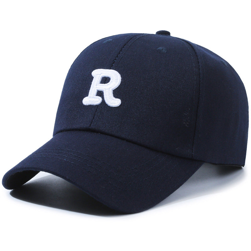 Wholesale R Standard Sun Hat Hard Top Short Brim Baseball Cap