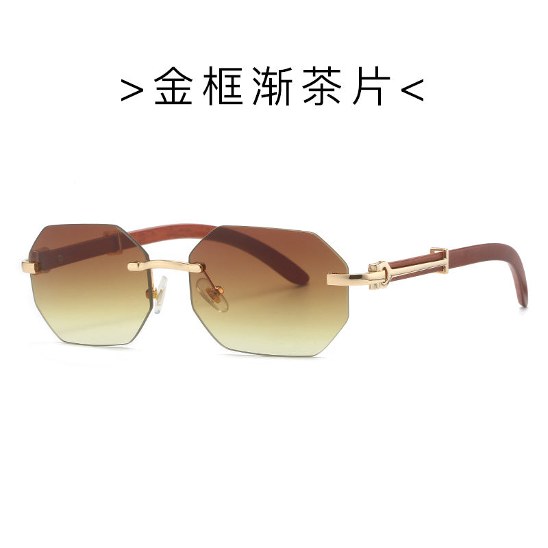 Wholesale Retro Rimless Sunglasses