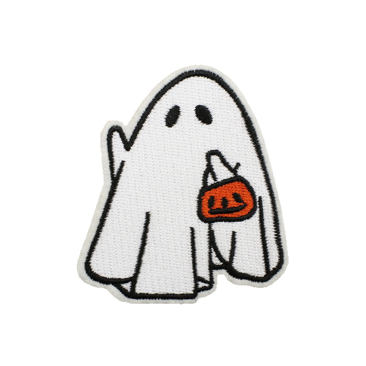Wholesale Iron On Ghost Pumpkin Embroidery Patch Cute Witch Applique For Clothing Holiday Craft Supply For DIY Decor