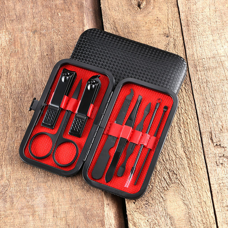 Wholesale Black Nail Clipper Set 20 Pieces Nail Clippers Nail Scissors Beauty Manicure Manicure Pedicure Tools