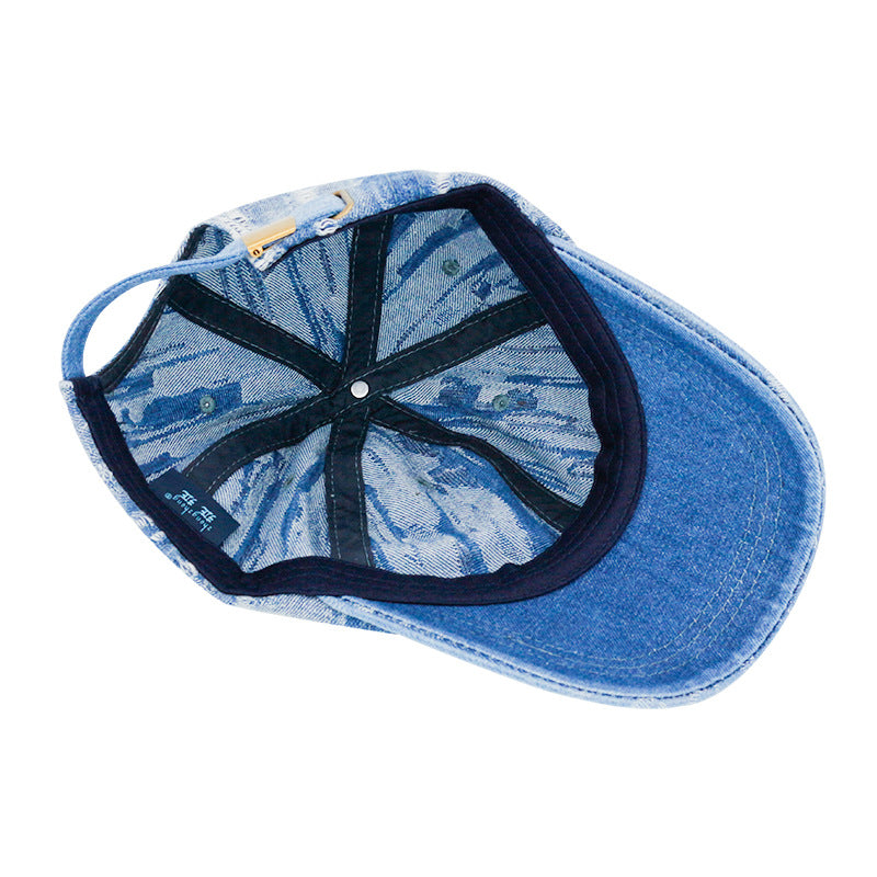 Wholesale Denim Distressed Baseball Caps