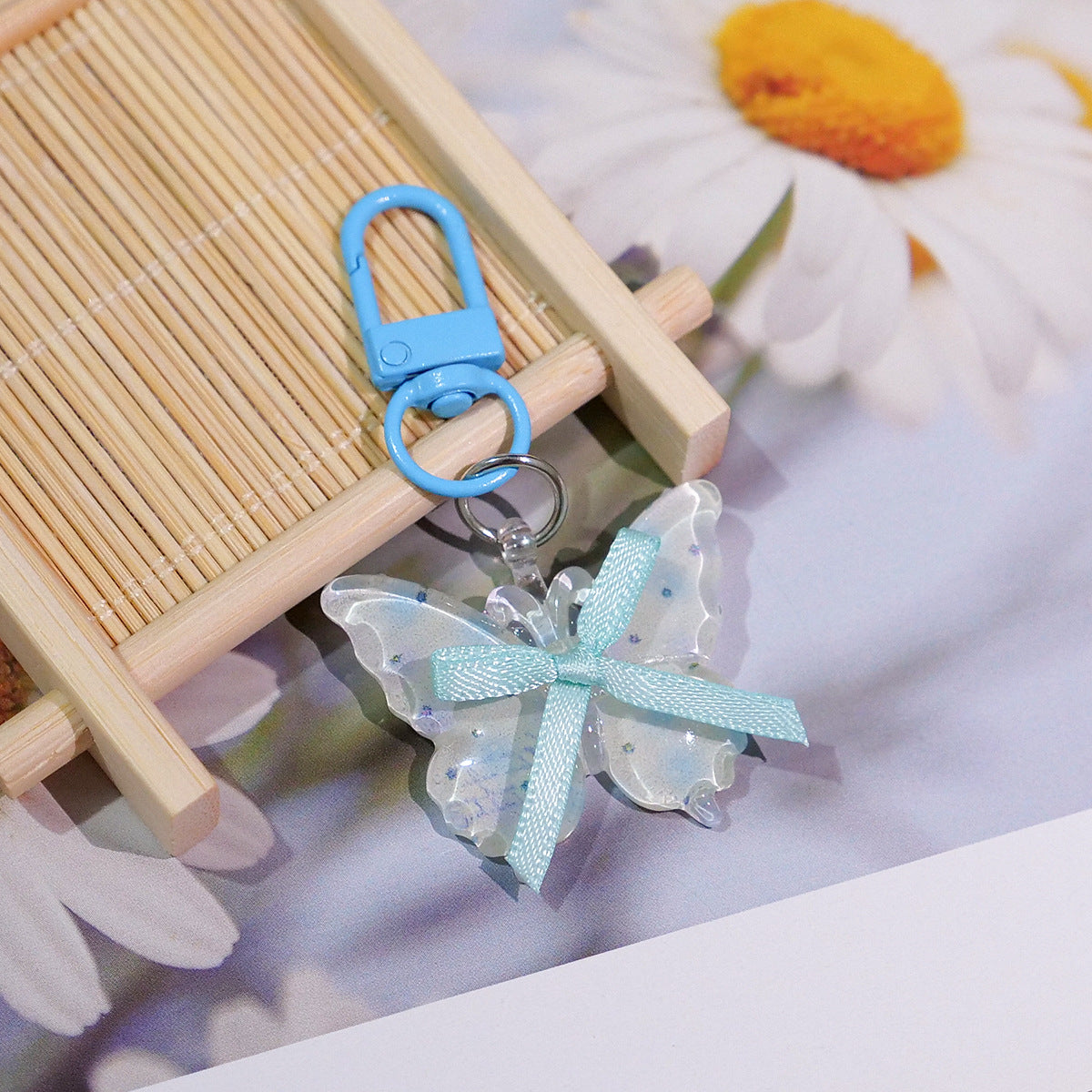 Wholesale Butterfly keychain girly backpack pendant