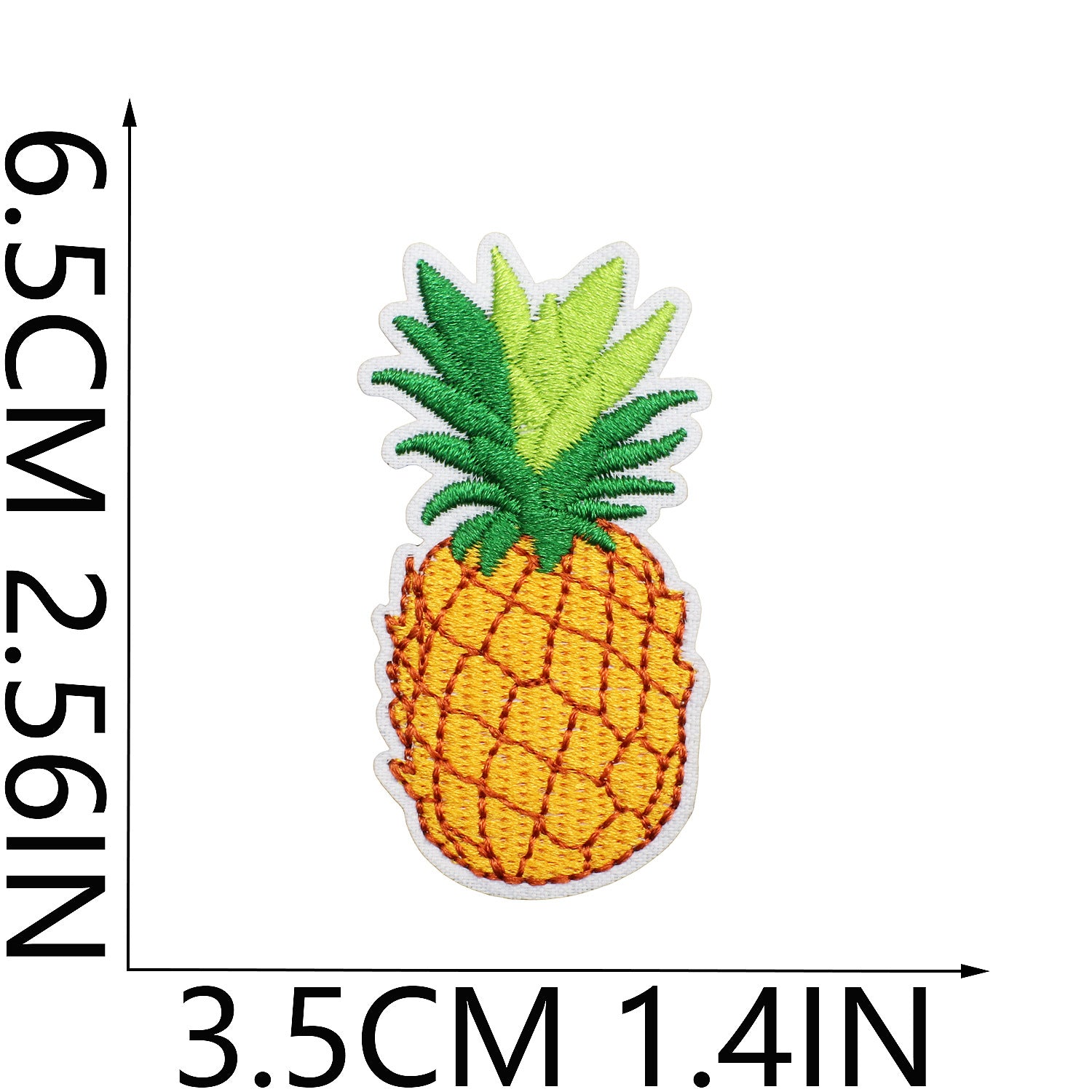 Wholesale Trendy Hawaiian Tropical Embroidered Patch With Flamingo Palm Tree Pineapple Clothing DIY Accessory Resale