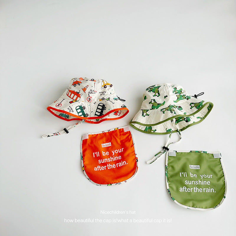Wholesale Cotton Quick Dry Kids Printed Bucket Hat