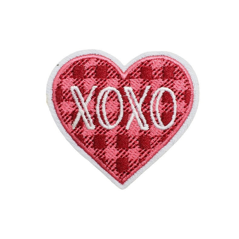 Wholesale Red Heart Embroidered Patch Sweet Love Design Clothing Decoration Valentine S Day Gift