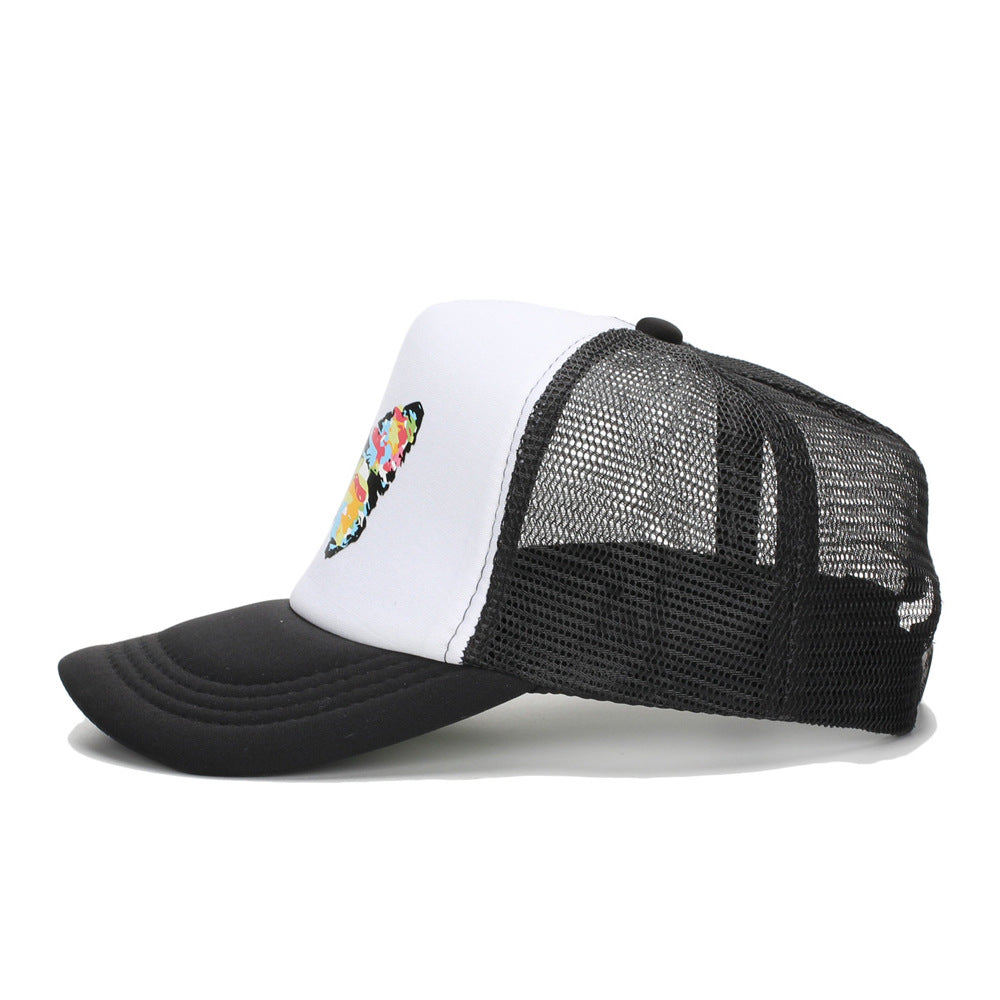 Cape de béisbol de mariposa de malla de poliéster de algodón al por mayor de algodón