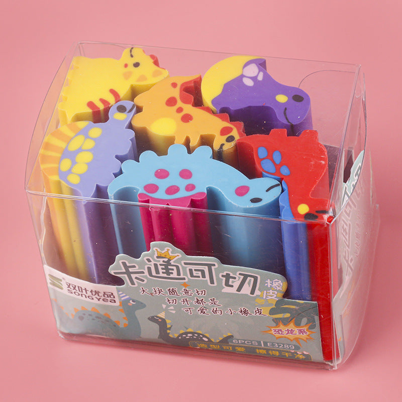 Wholesale Children's Small Animal Desserts Simulation Cartoon Rubber Eraser