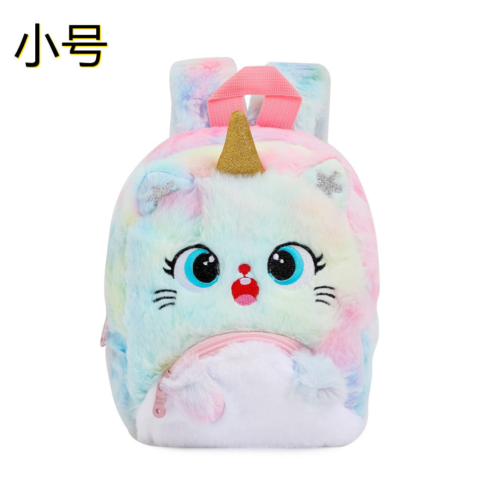 Wholesale Unicorn Plush Big Eyes Cartoon Backpack