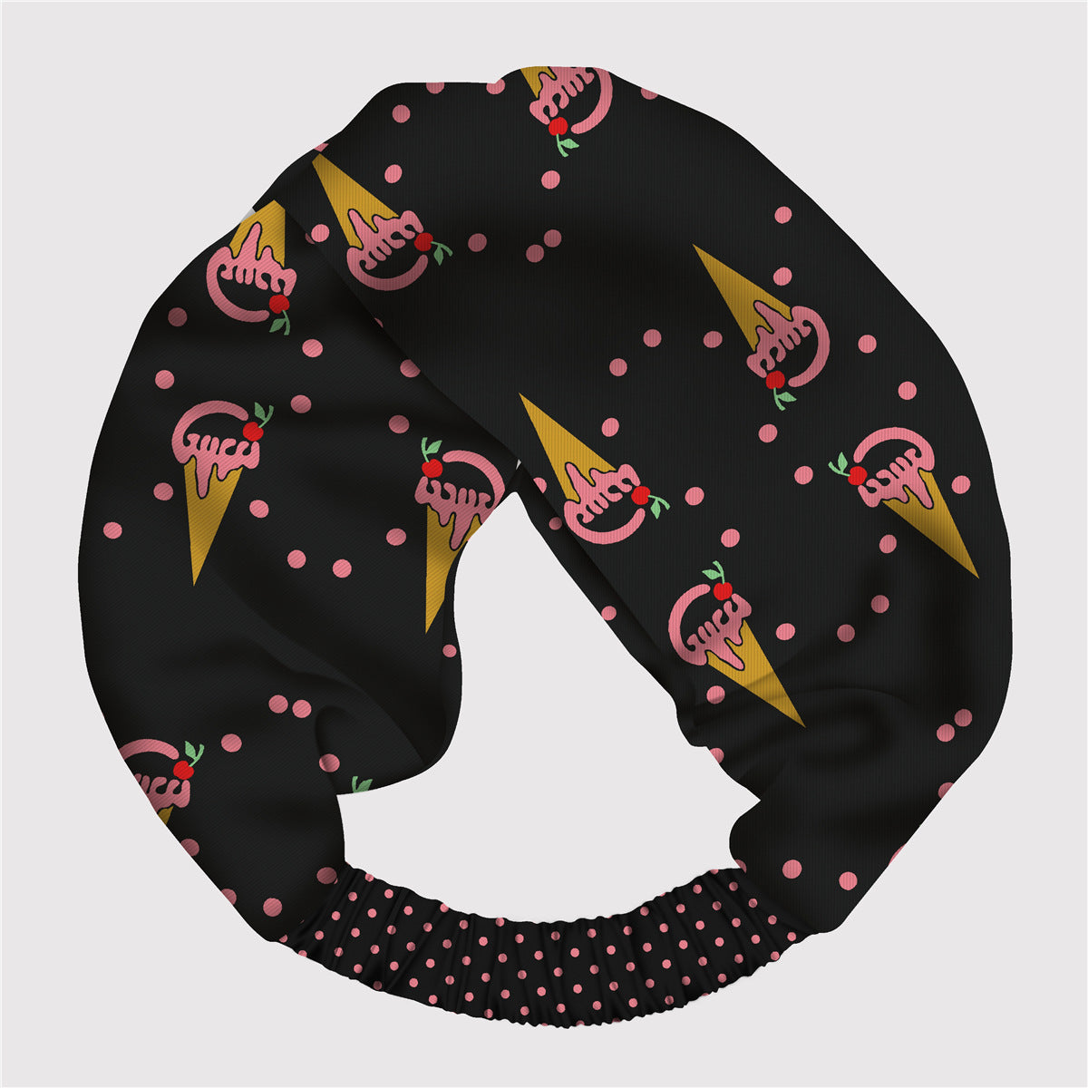 Wholesale silk twill silk adjustable elastic printing hair band