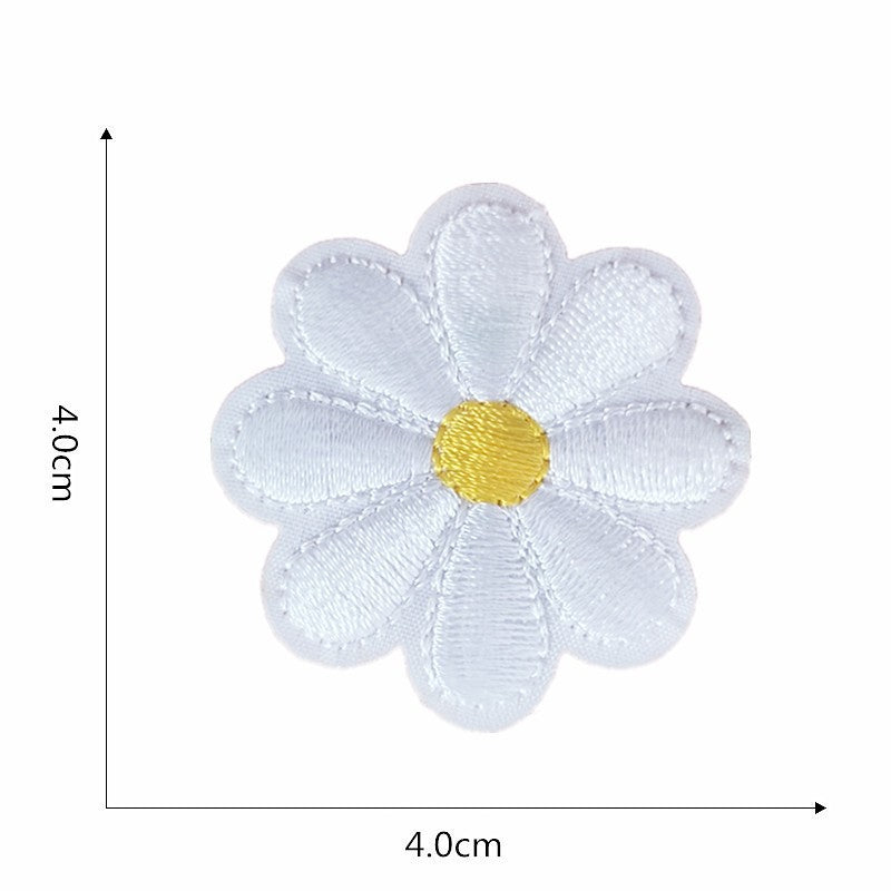 Wholesale Cute bee and sunflower embroidery DIY Patches