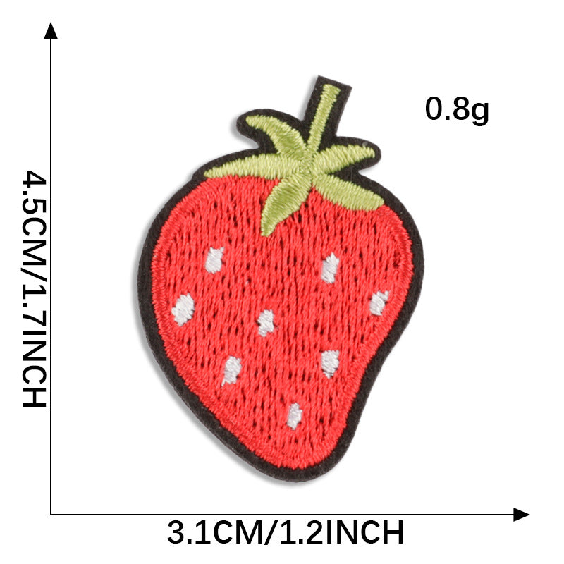 Wholesale Computer embroidery heart patch accessories embroidery cloth patch