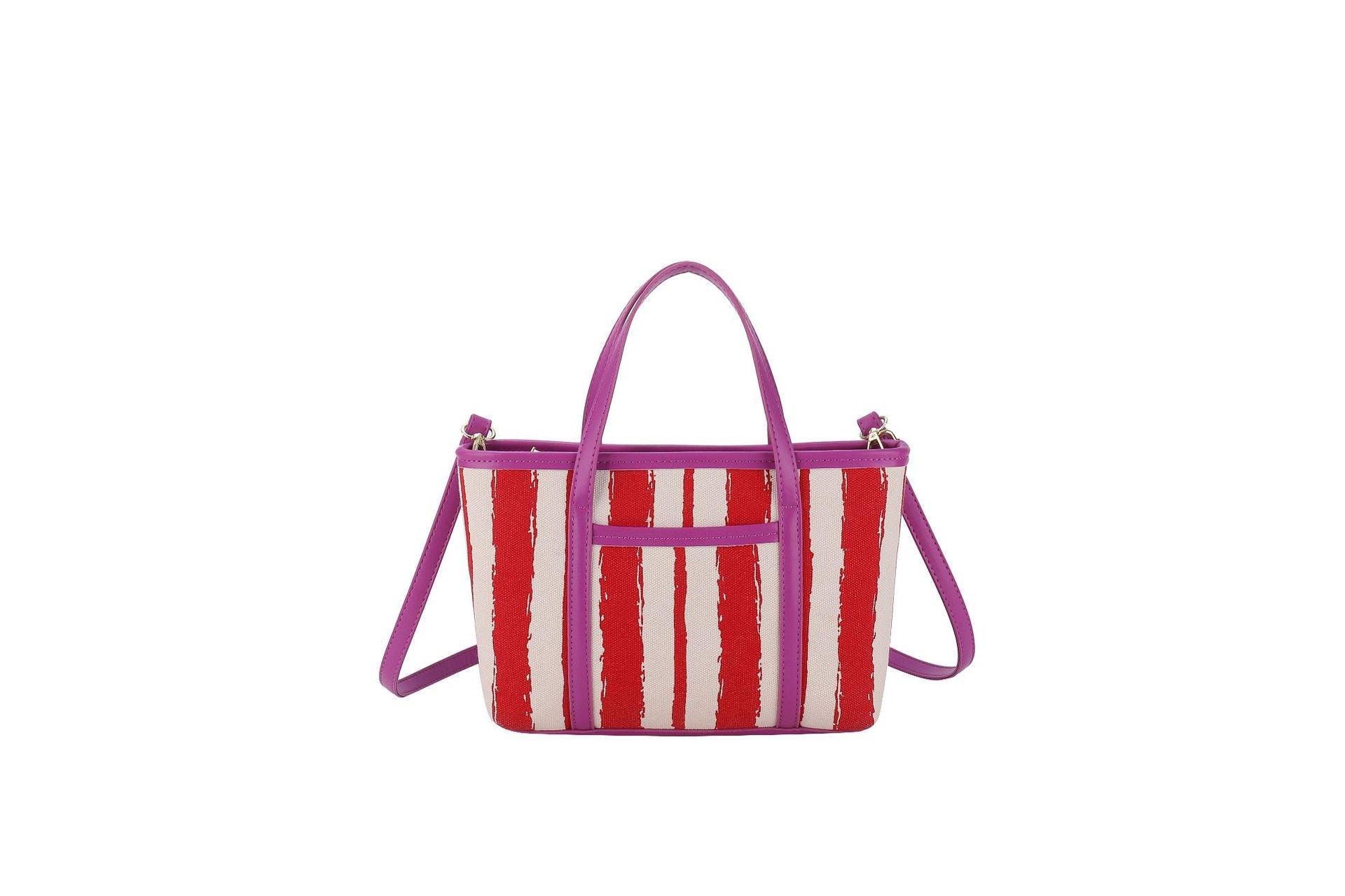 Wholesale PU 2023 Summer New Large Capacity Striped Shoulder Bag