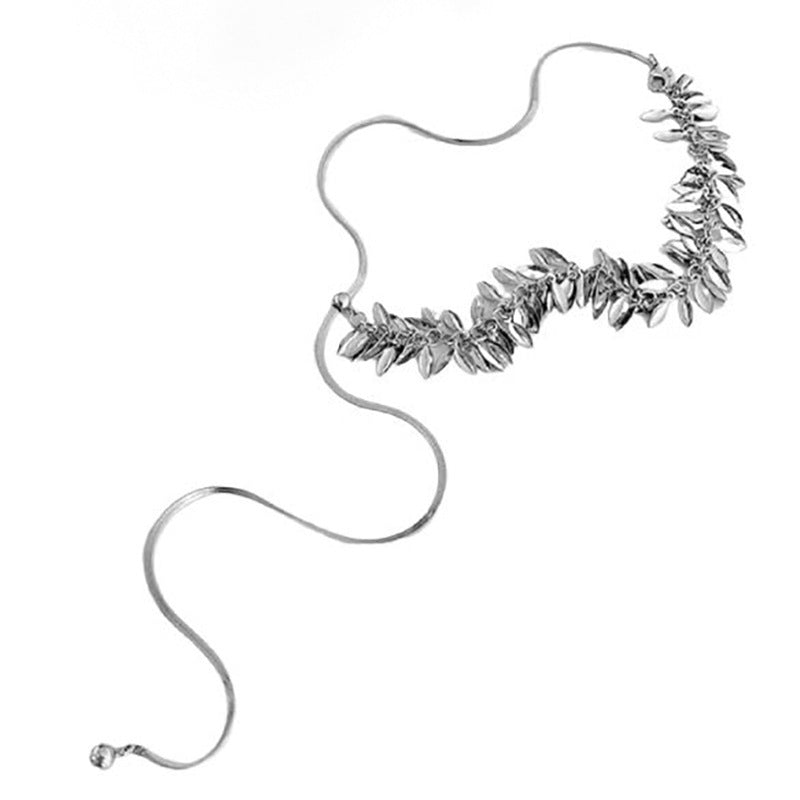 Wholesale Versatile Wheat Ears of Sequins Can Pull The Clavicle Chain of Light Luxury, Simple Temperament