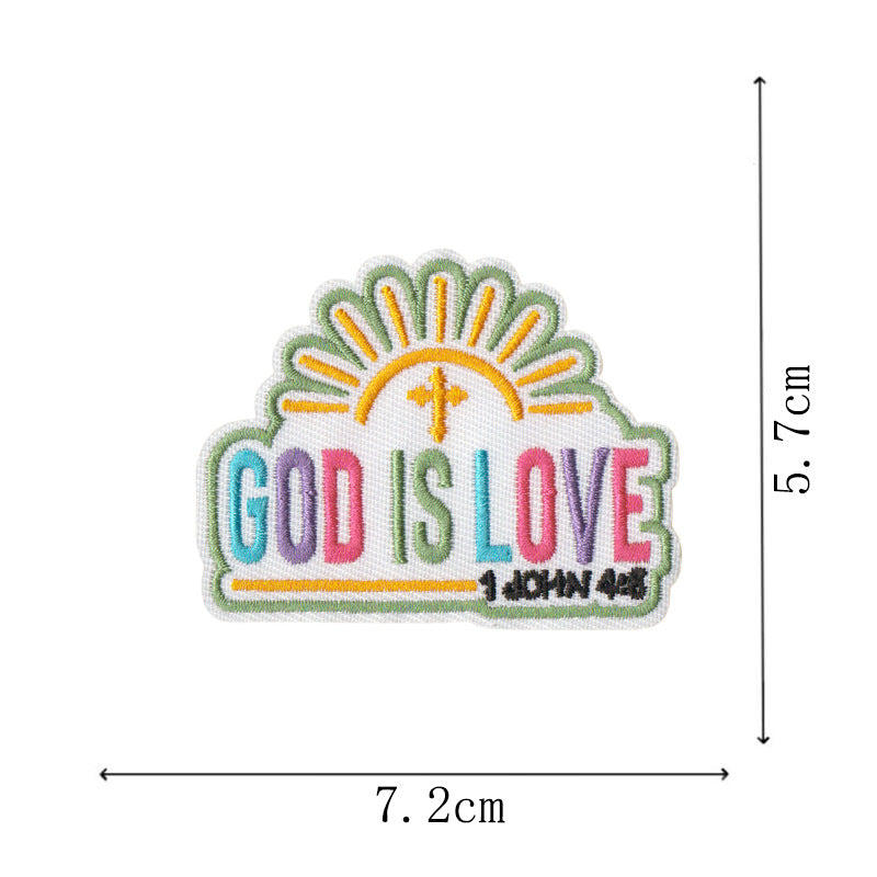 Wholesale  Bible Cloth Embroidery  DIY Patches