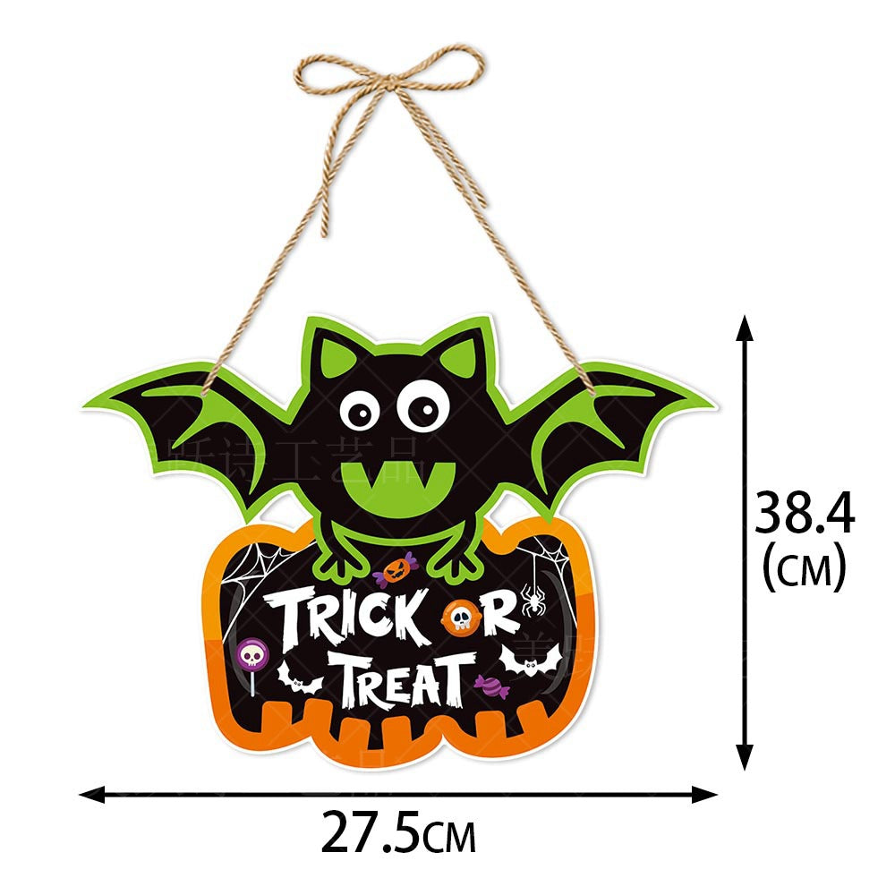 Wholesale 5pcs/pack door decoration pumpkin bat hanging ornaments