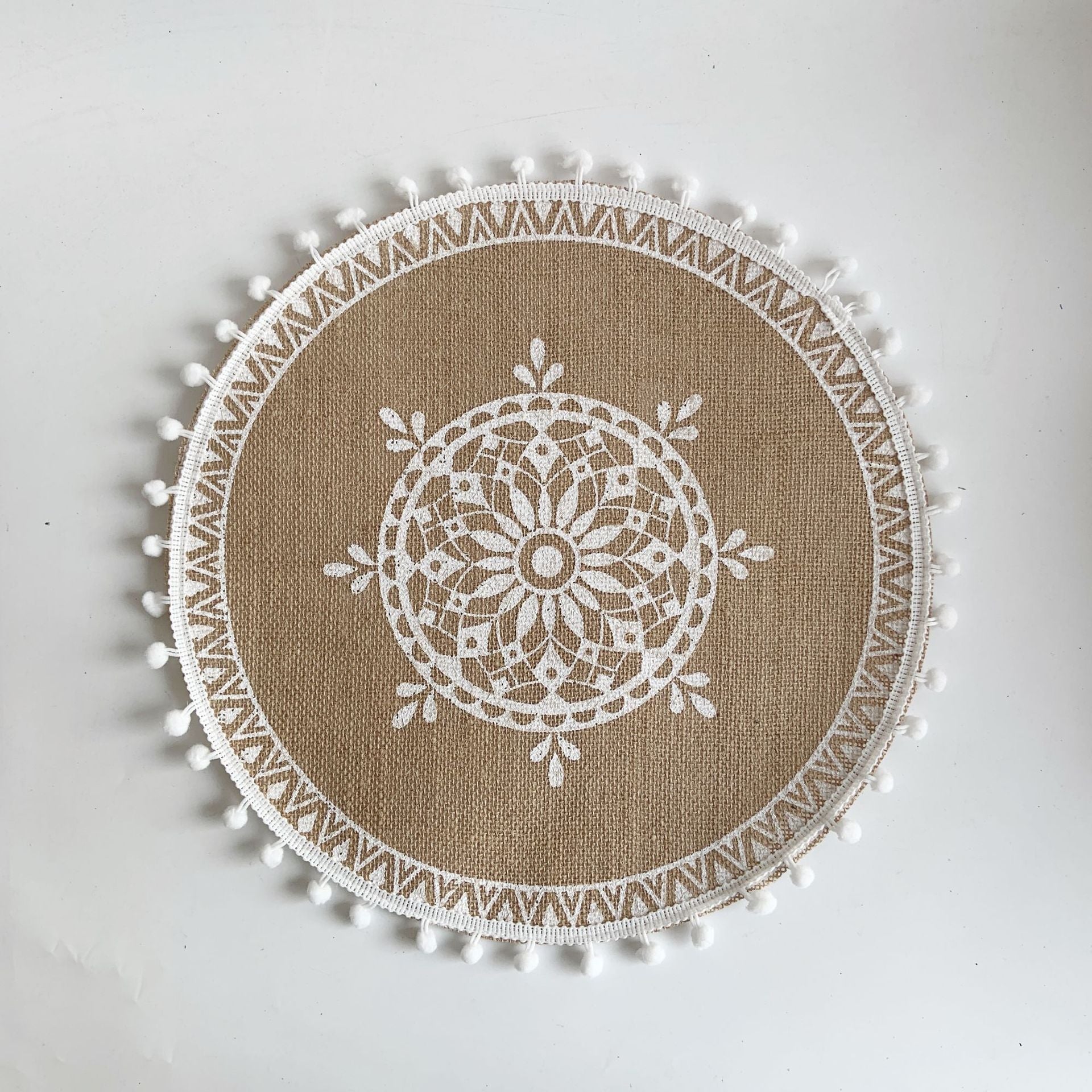 Wholesale Cotton Linen Woven Coaster Placemat