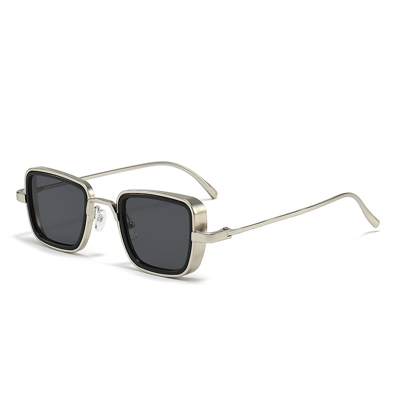 Wholesale Retro Thick Edged Metal Box PC Sunglasses