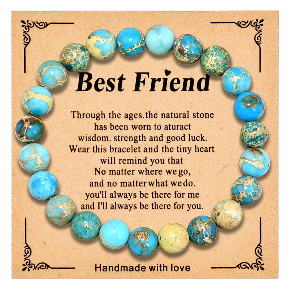 Wholesale  8mm colorful crystal beaded bracelet