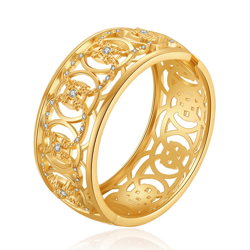 Wholesale Creative Round Hollow Alloy Bracelet